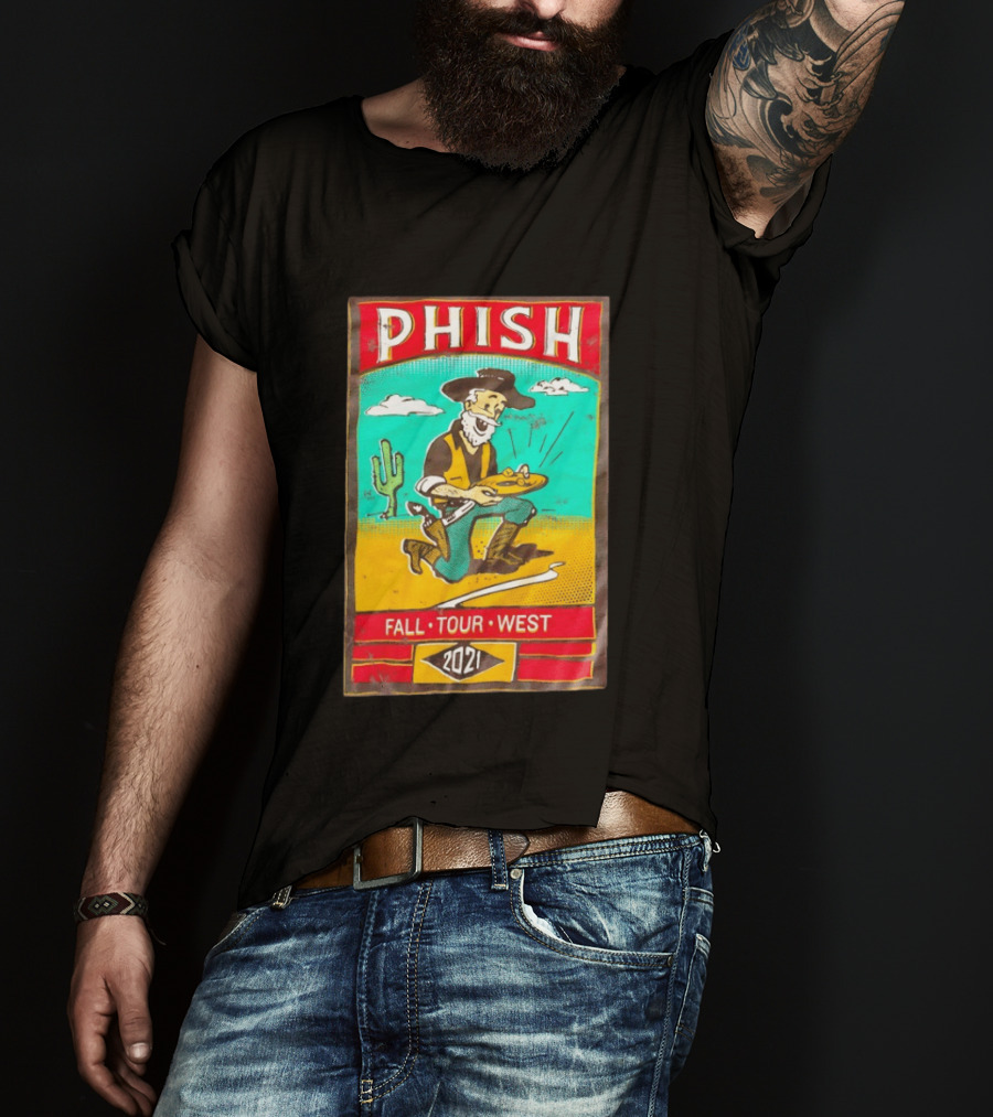 Phish Fall Tour West 2021 Prospector Desert Scene T-Shirt