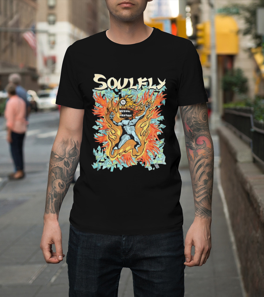 Soufly Gor Gor Strikes Back Tour 2026 Storm The Gates Fire Figure T-Shirt