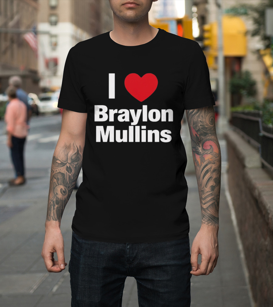 I Heart Braylon Mullins Basketball Fan Love T-Shirt