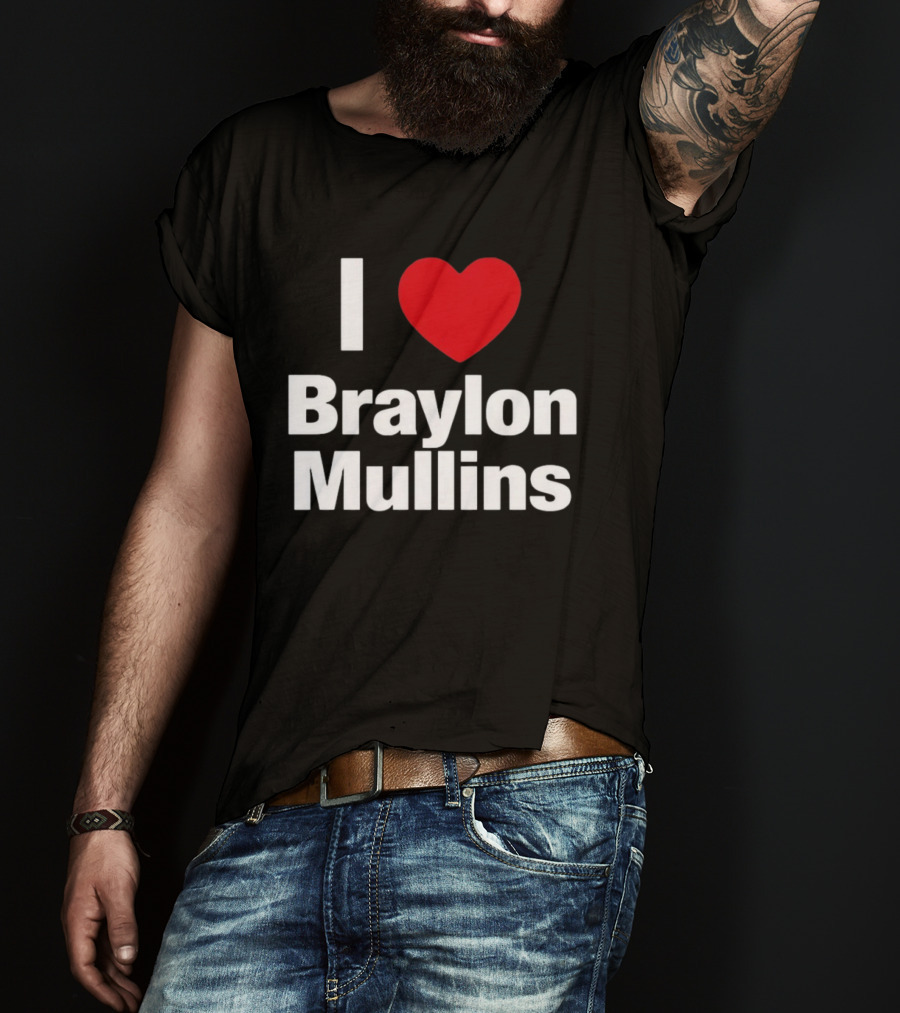 I Heart Braylon Mullins Basketball Fan Love T-Shirt