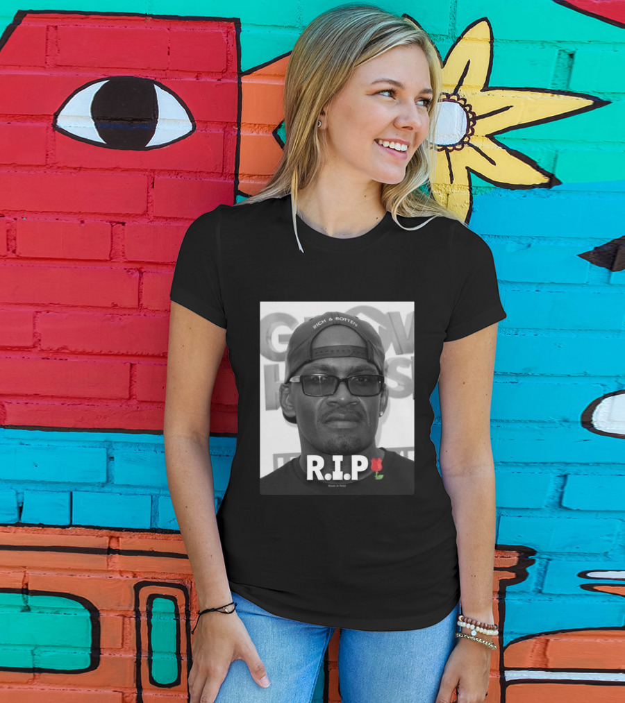 RIP Rich & Rotten Roses In PetalGrove Street Shawn Fonteno T-Shirt