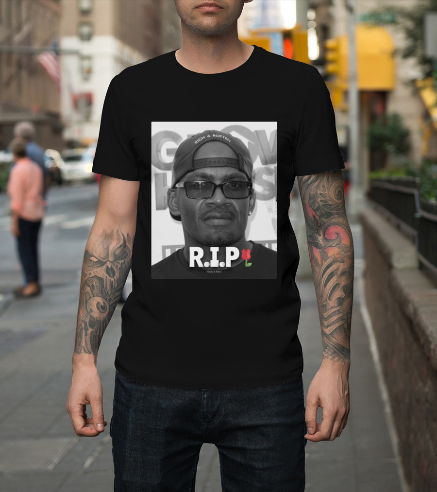 RIP Rich & Rotten Roses In PetalGrove Street Shawn Fonteno T-Shirt