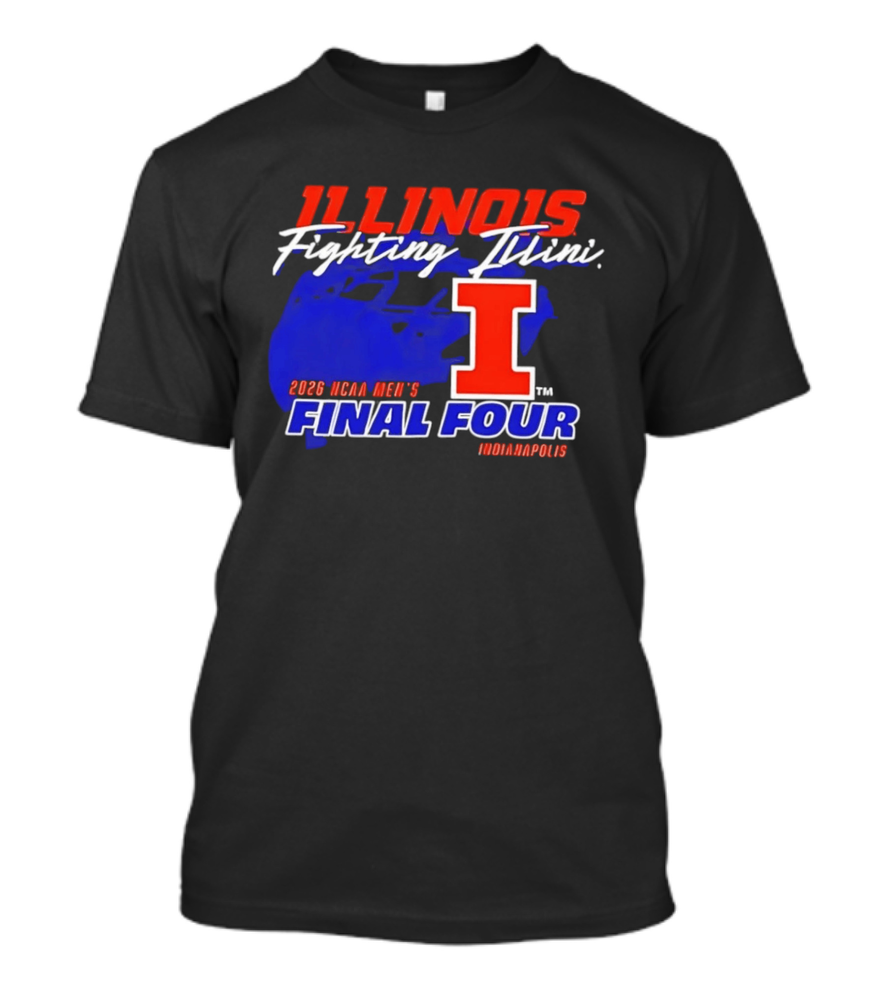 Illinois Fighting Illini 2026 NCAA Men's Final Four Indianapolis T-Shirt