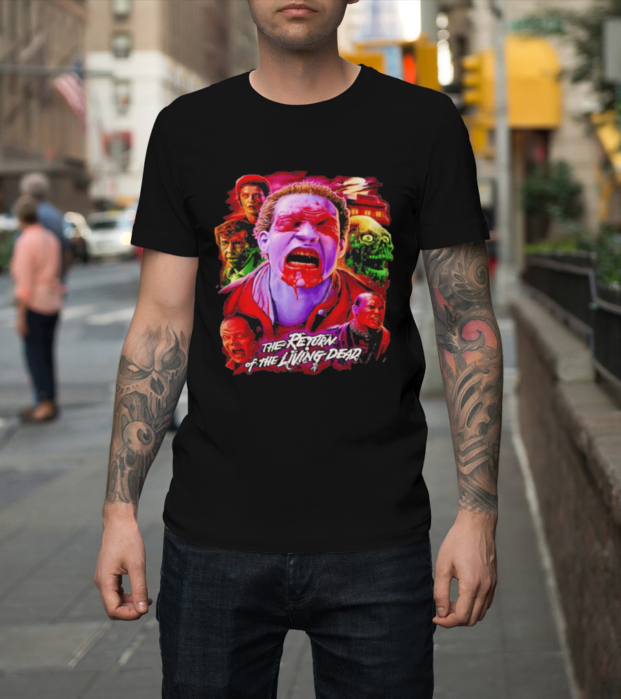 The Return Of The Living Dead I Can Smell Your Brains Horror Characters T-Shirt