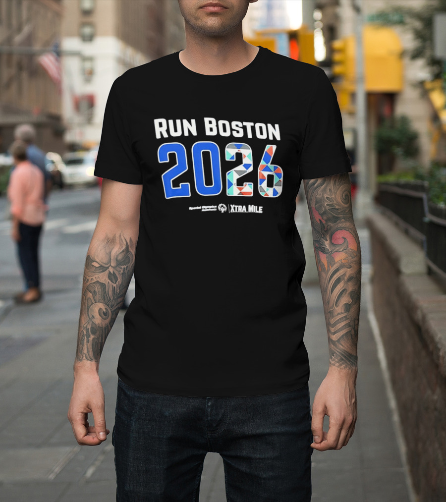Run Boston 2026 Special Olympics Massachusetts Xtra Mile T-Shirt