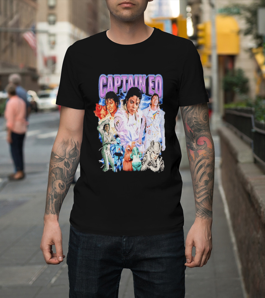 Captain EO Michael Jackson Sci Fi Adventure Cast Characters T-Shirt