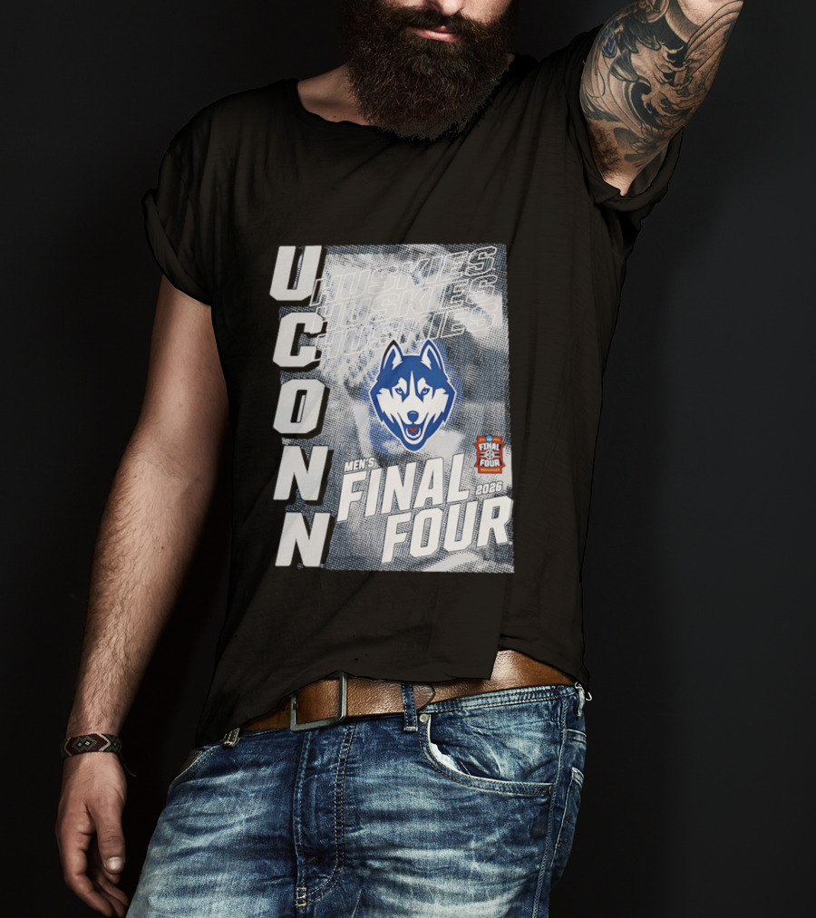 UConn Huskies Men's Final Four NCAA 2026 T-Shirt