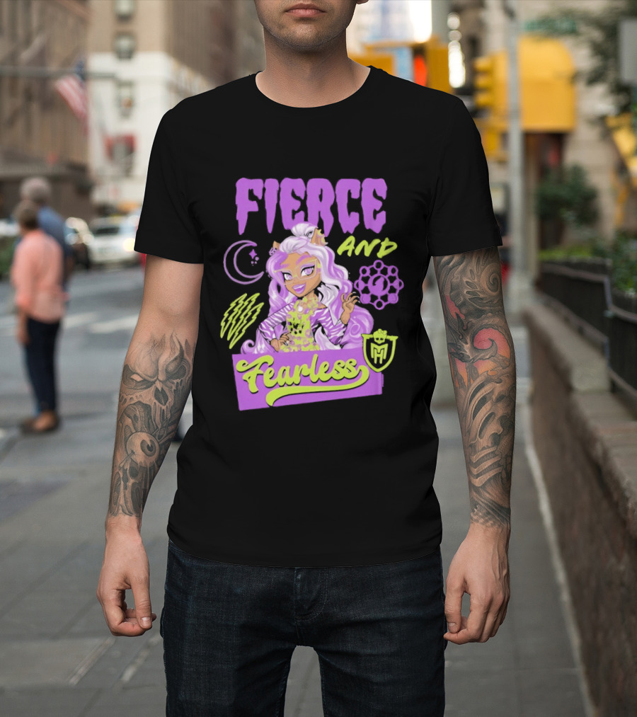 Fierce and Fearless Clawdeen Wolf Monster High T-Shirt