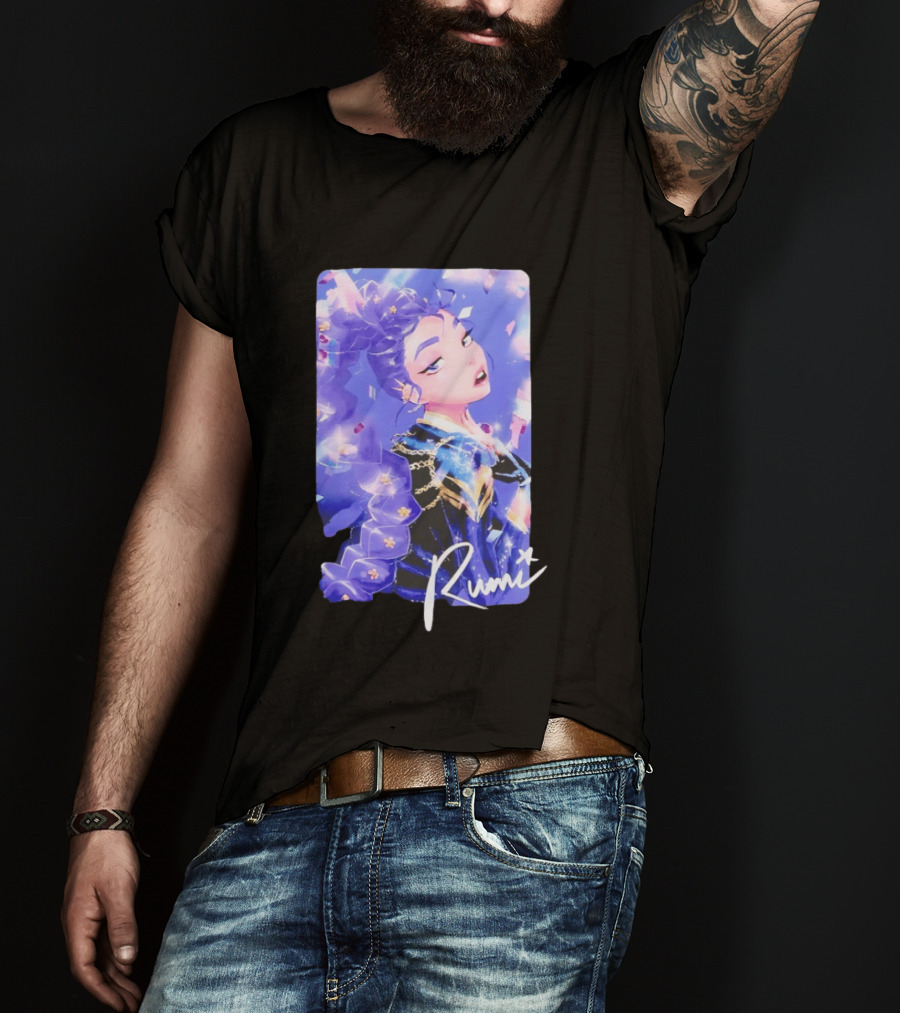 Rumi KPop Demon Hunters HUNTR X Anime T-Shirt