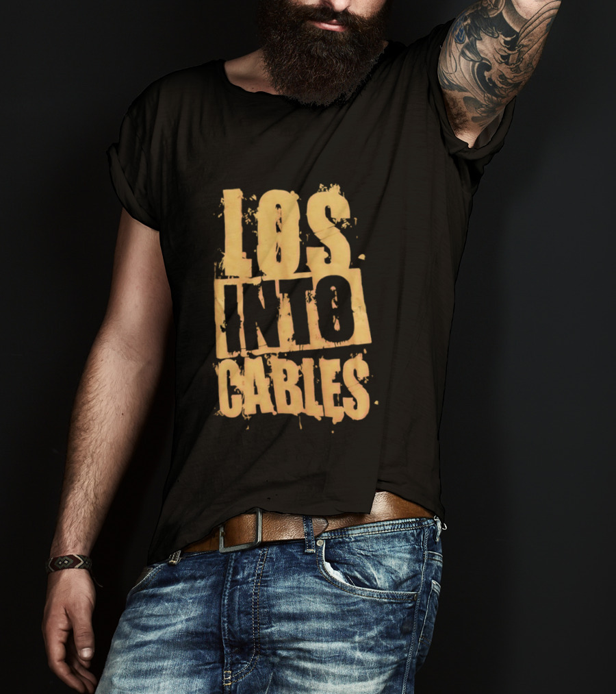 Los Into Cables Grunge T-Shirt