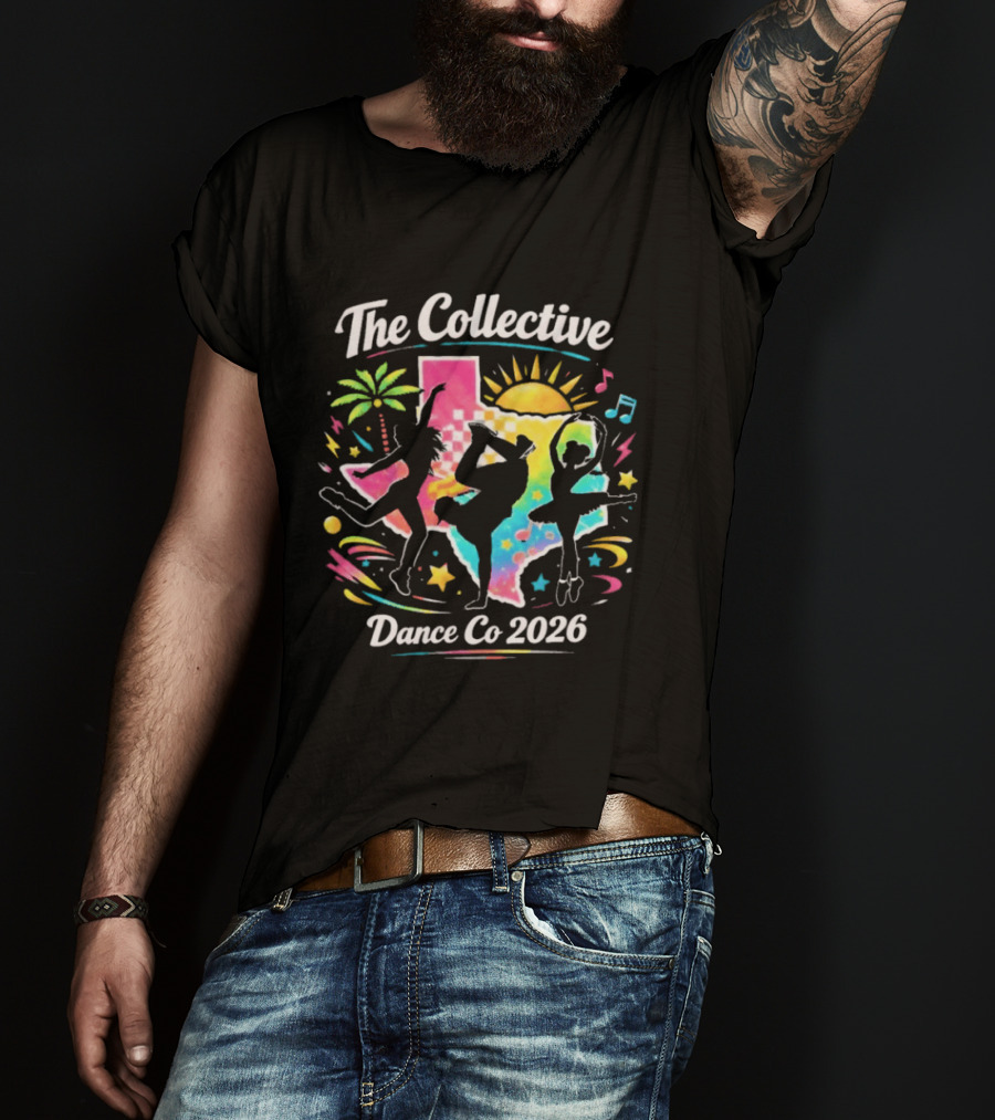 The Collective Dance Co 2026 Colorful Silhouettes And Tropical Vibes T-Shirt