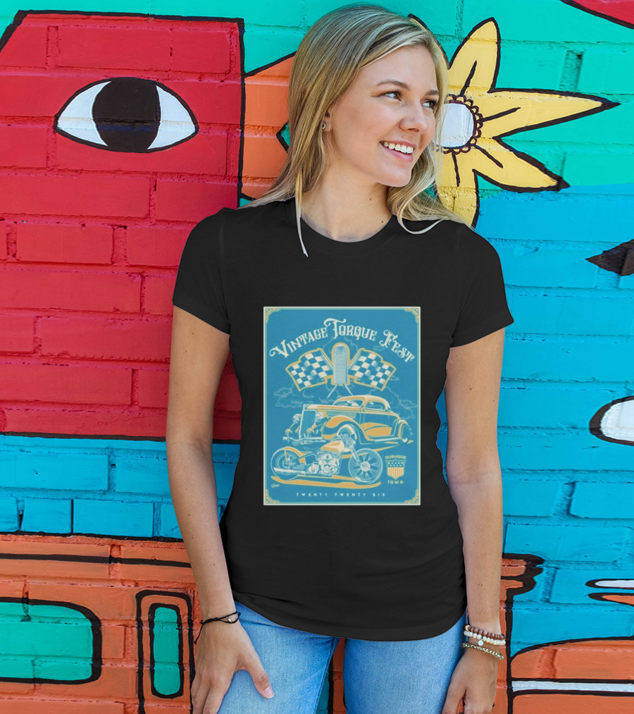 Vintage Torque Fest Dubuque Iowa Twenty Twenty Six T-Shirt