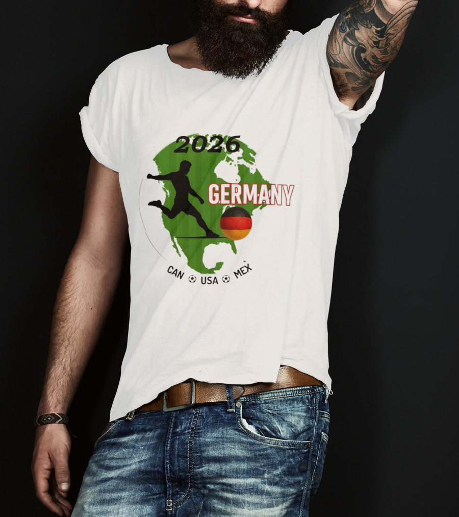 2026 Germany Football CAN USA MEX Soccer World Cup T-Shirt