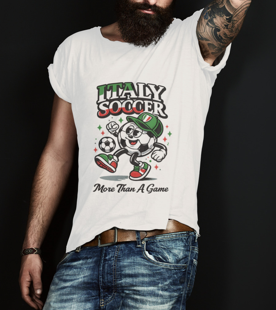 Italy Soccer More Than A Game Ball T-Shirt