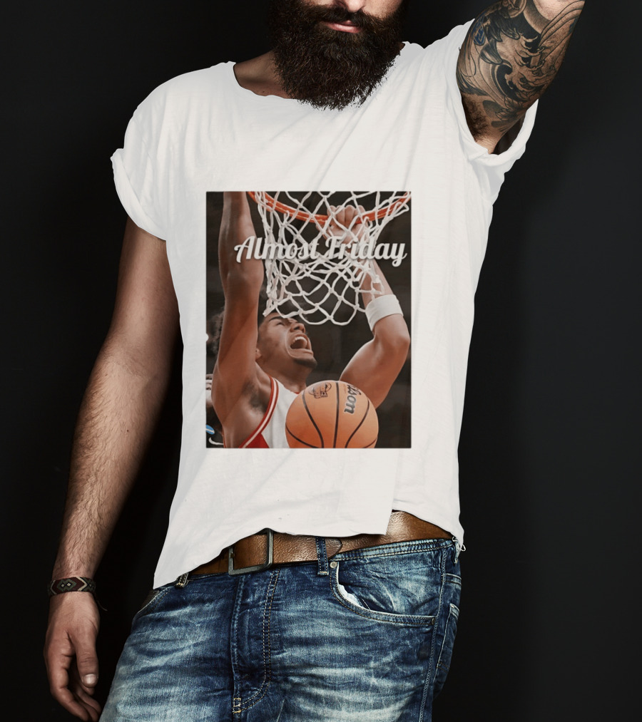 Koa Peat Arizona Wildcats Basketball Almost Friday Dunk T-Shirt