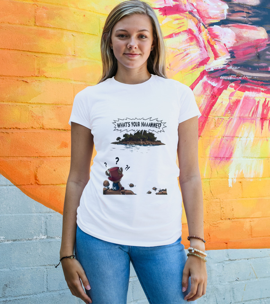 Tony Tony Chopper What's Your Name Island Question Marks T-Shirt