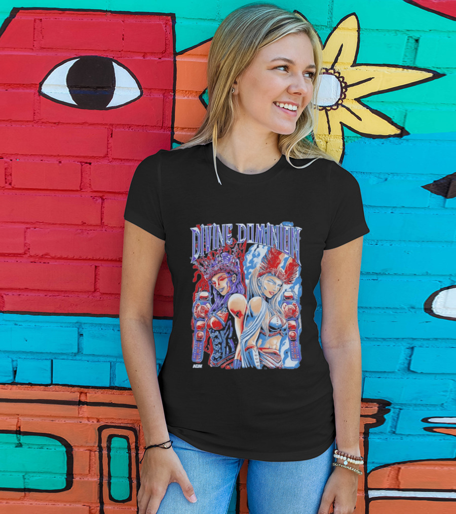 Divine Dominion AEW Megan Bayne Lena Kross Wrestling Champions T-Shirt