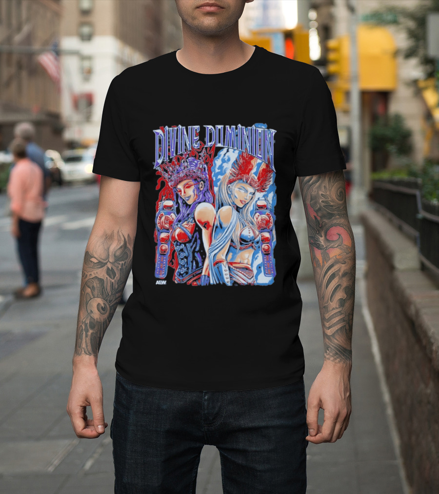 Divine Dominion AEW Megan Bayne Lena Kross Wrestling Champions T-Shirt