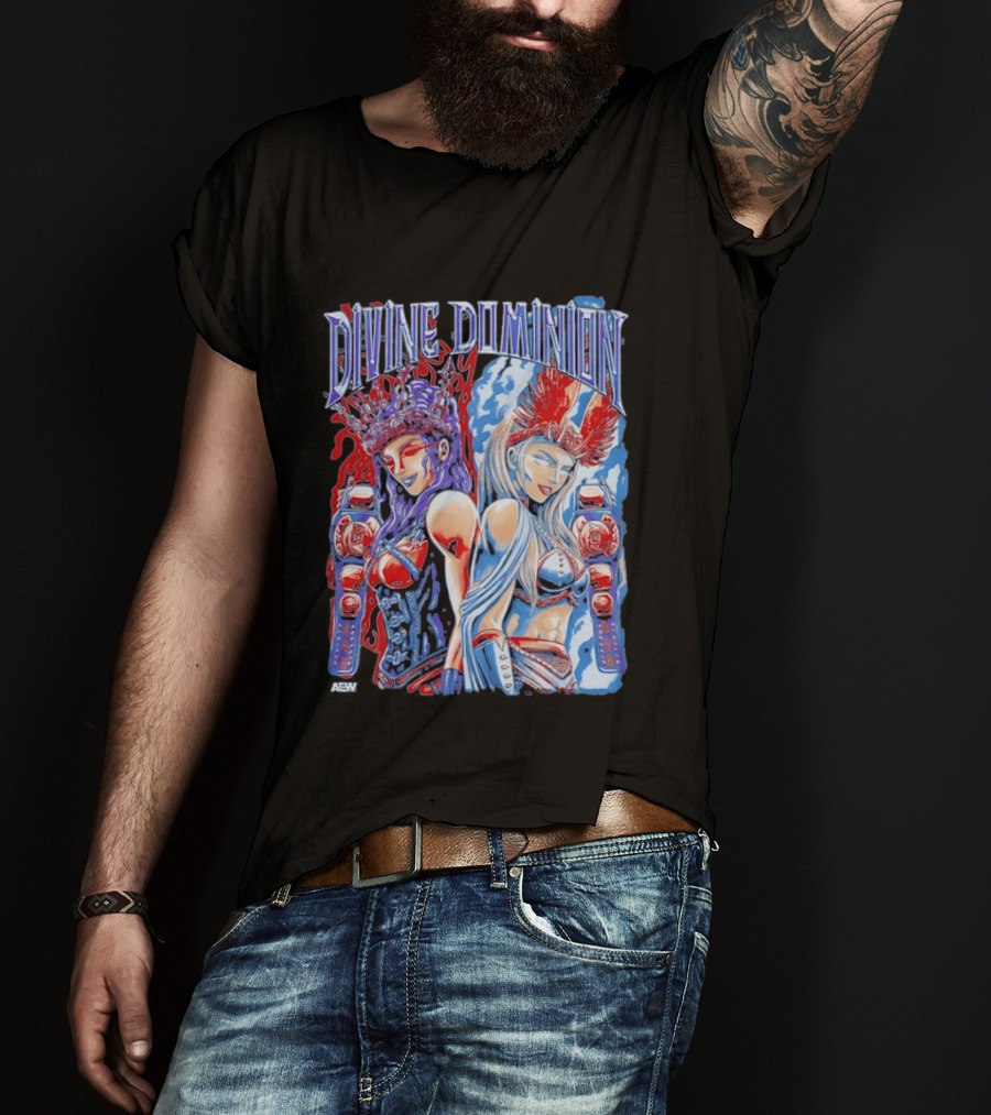 Divine Dominion AEW Megan Bayne Lena Kross Wrestling Champions T-Shirt