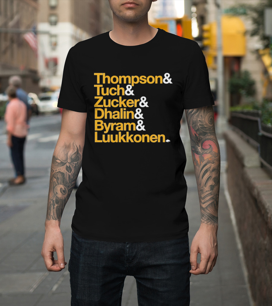 Thompson Tuch Zucker Dahlin Byram Luukkonen Buffalo Sabres 2026 T-Shirt