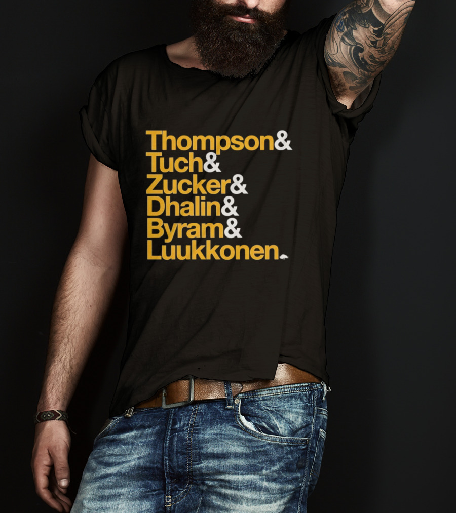 Thompson Tuch Zucker Dahlin Byram Luukkonen Buffalo Sabres 2026 T-Shirt