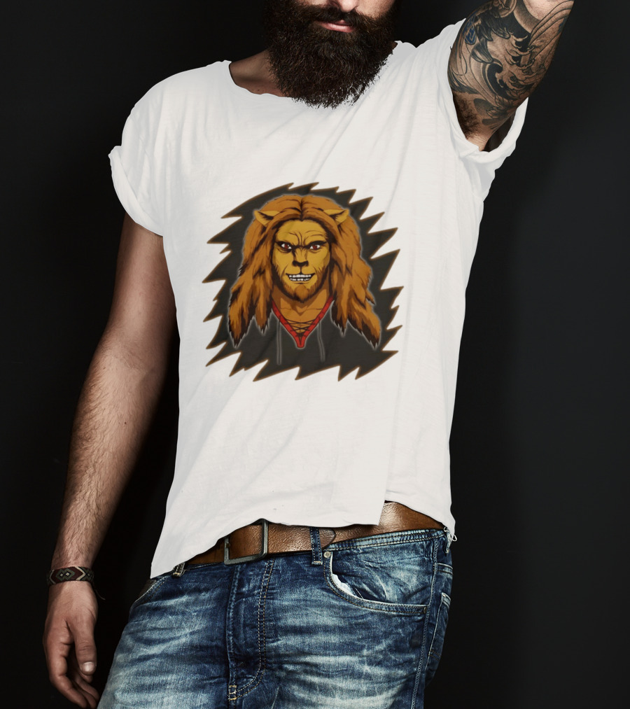 Beast Craft Garrett The Garbage Werewolf Lion Hybrid T-Shirt