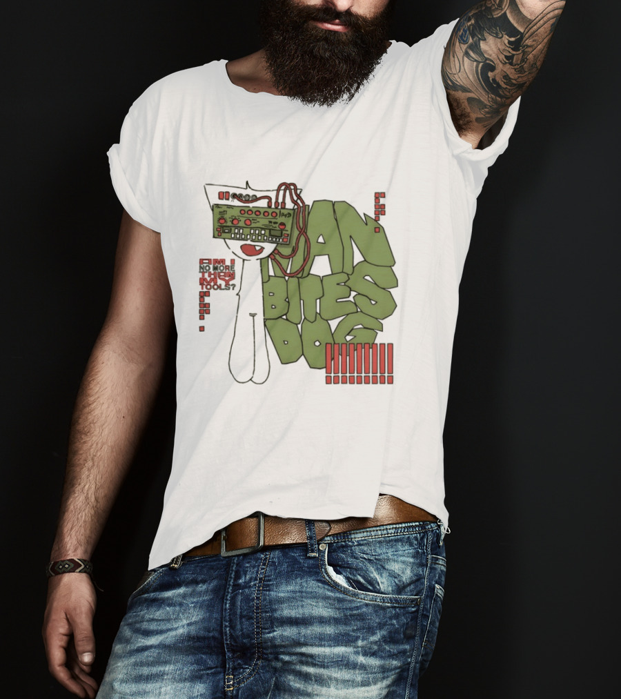 Man Bites Dog MF DOOM Am I No More Than My Tools T-Shirt