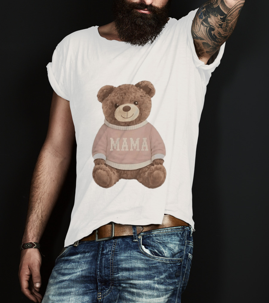 Mama Bear Stuffie Mother's Day 2026 Gift For Moms T-Shirt