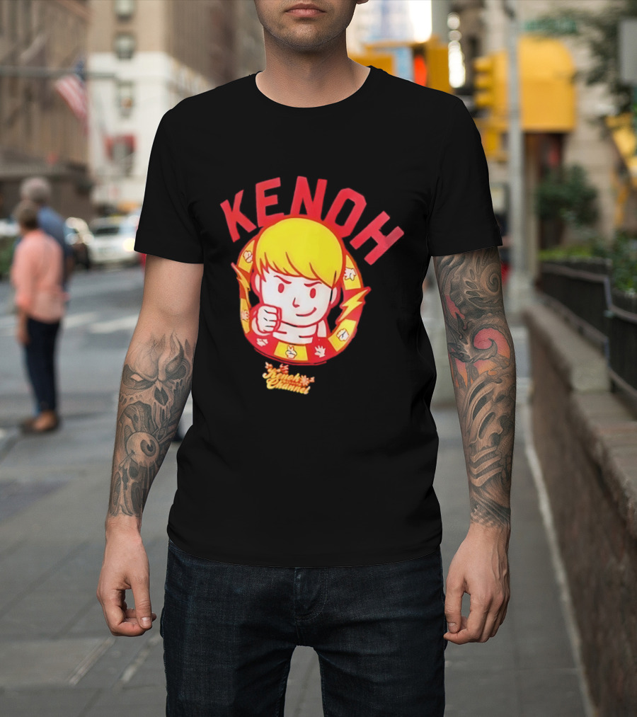 KENOH Chibi Boxer Punch Channel T-Shirt
