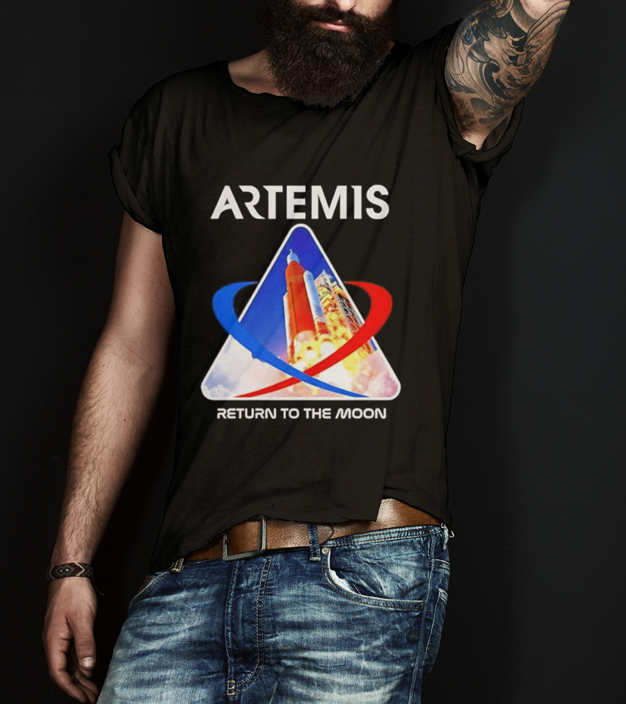 NASA Artemis Return To The Moon Enthusiast Launch Exploration T-Shirt