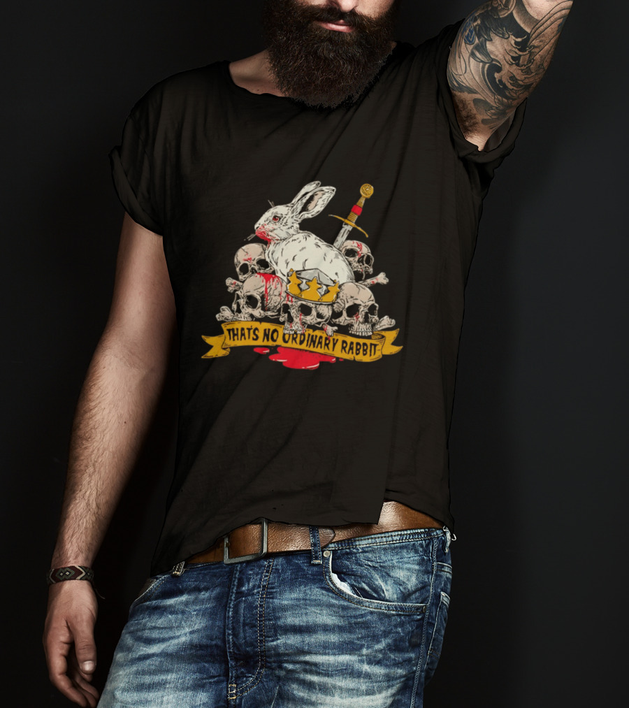 That's No Ordinary Rabbit Skulls Sword Crown T-Shirt