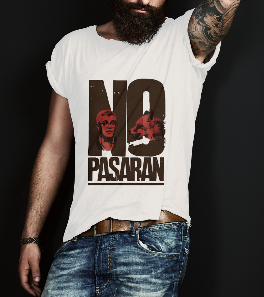 No Pasaran Wolf And Man T-Shirt