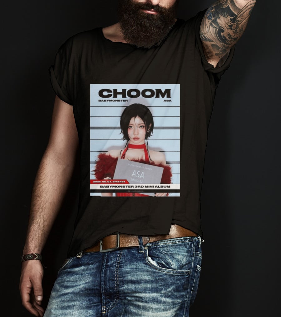 CHoom Babymonster ASA 2026 Visual Photo Release May 4 6PM KST 3rd Mini Album T-Shirt