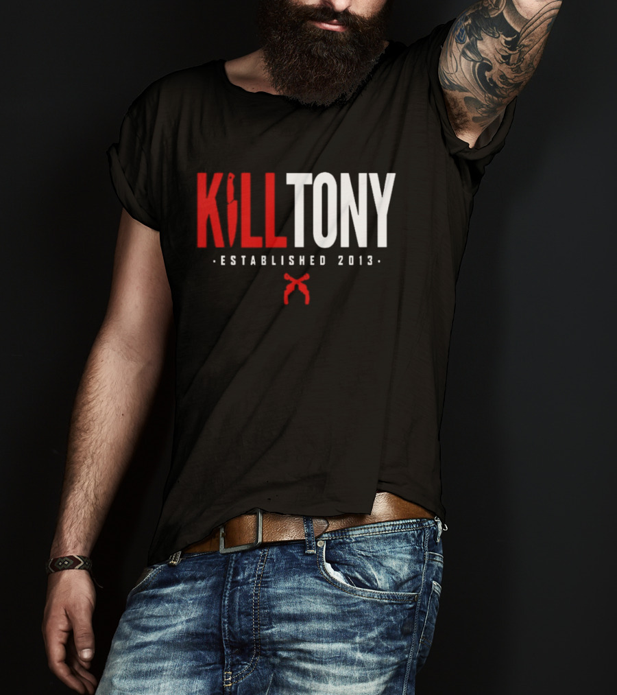 Kill Tony Established 2013 Knife Microphone T-Shirt