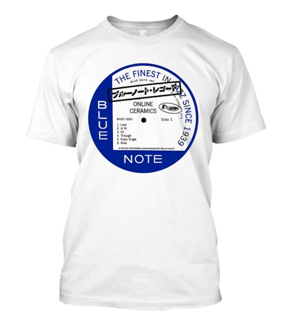 Online Ceramics Blue Note Jazz Collection 1939 Vintage Record T-Shirt