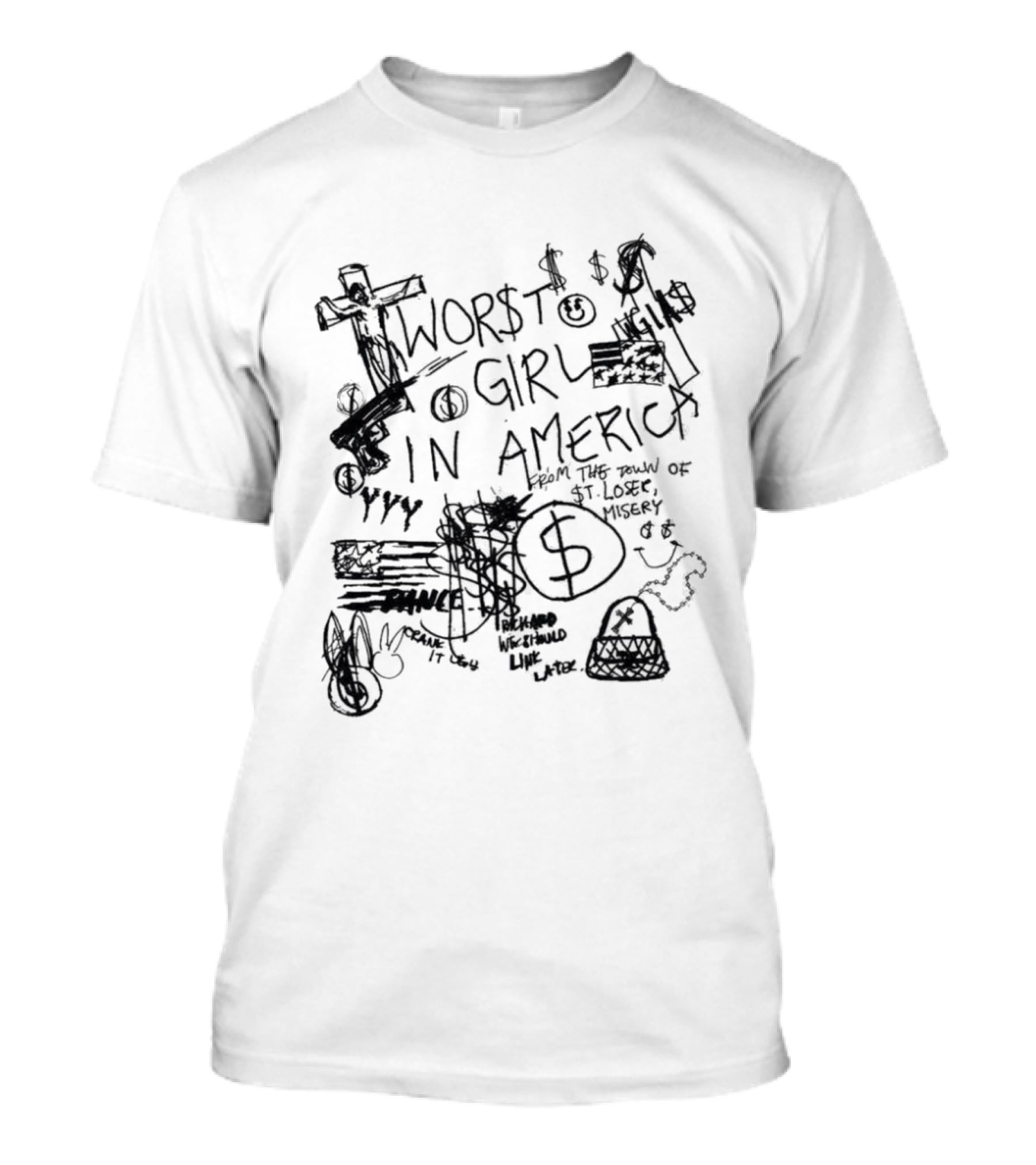 Sharpie 2026 Worst Girl In America Sketch T-Shirt