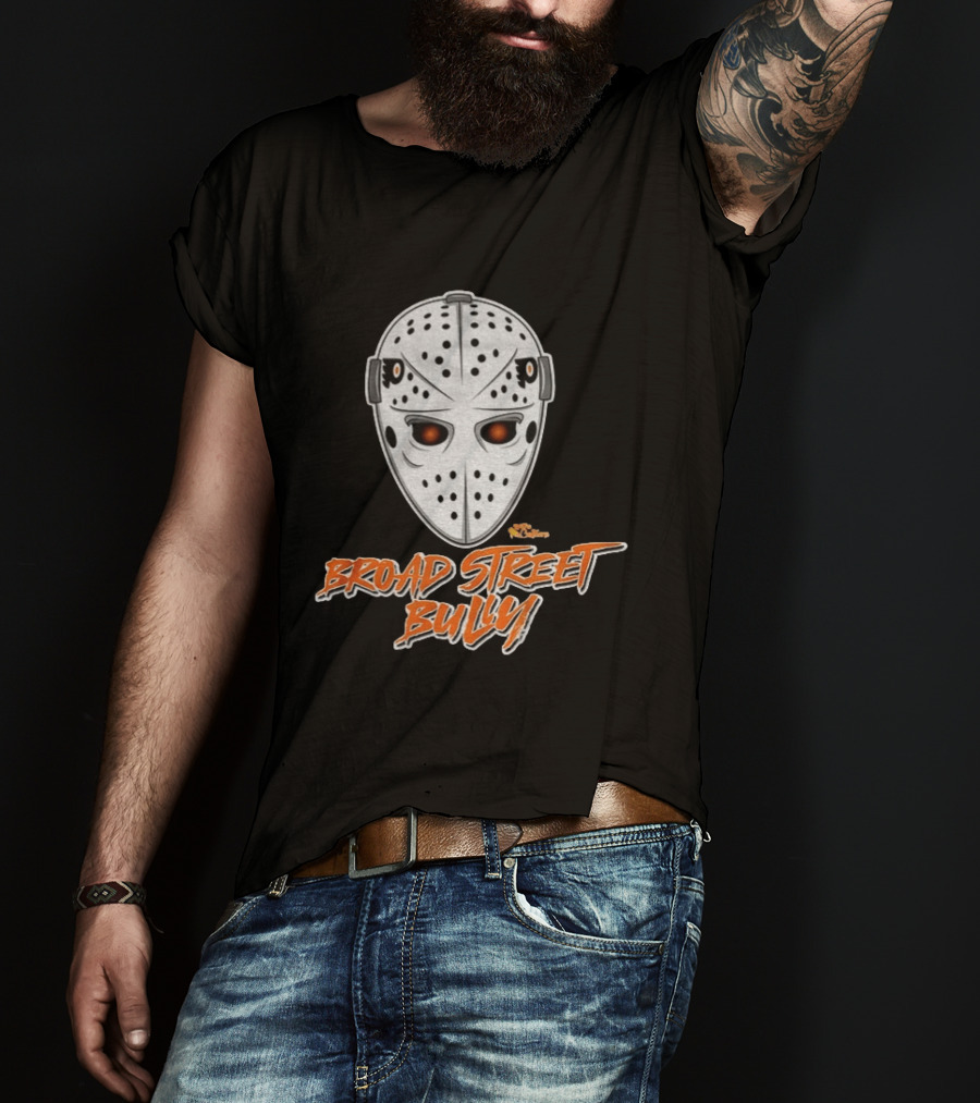 Jason Voorhees Hockey Mask Broad Street Bully Philadelphia Flyers 2026 T-Shirt