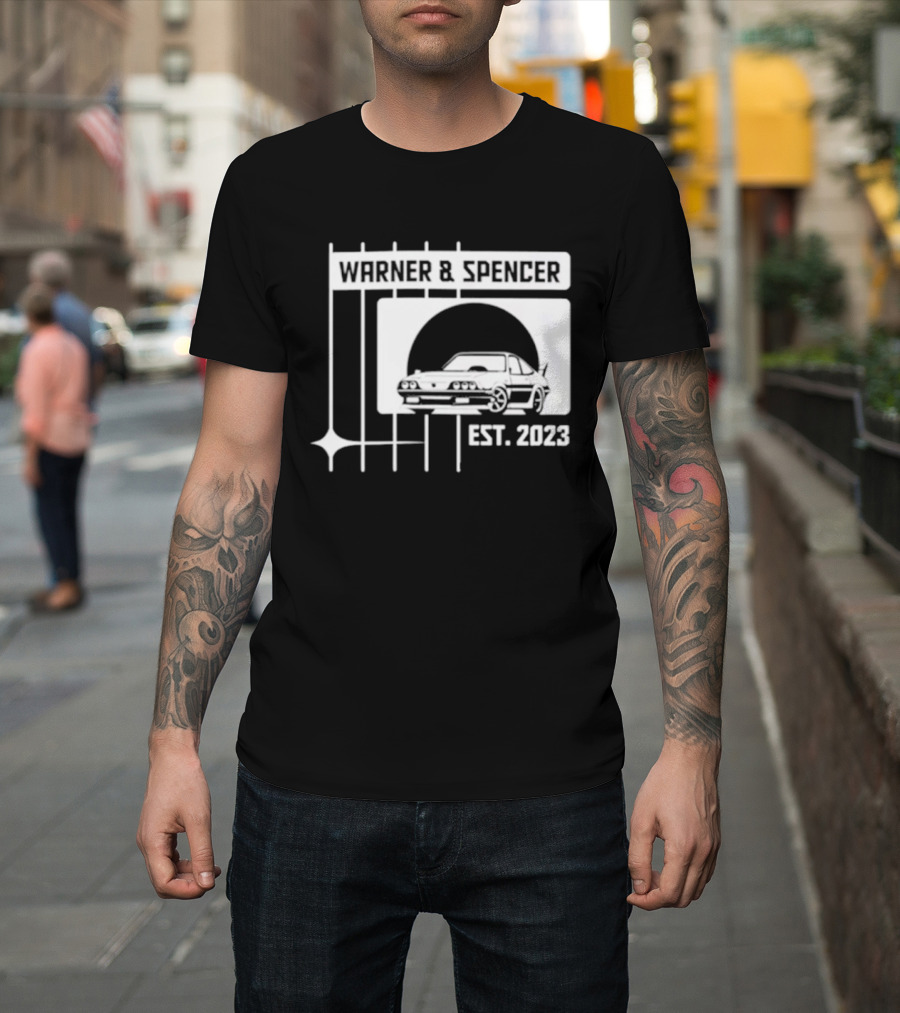 Warner And Spencer Est 2023 Classic Car T-Shirt
