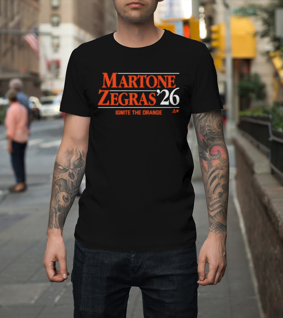 Martone Zegras '26 Make The Change Red T-Shirt