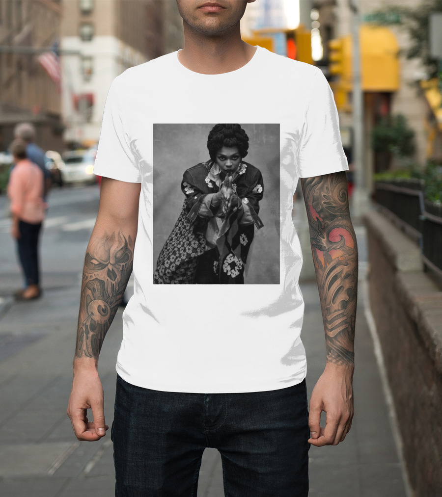 Denim Tears Ms. Lauryn Hill Iconic Style Photo T-Shirt