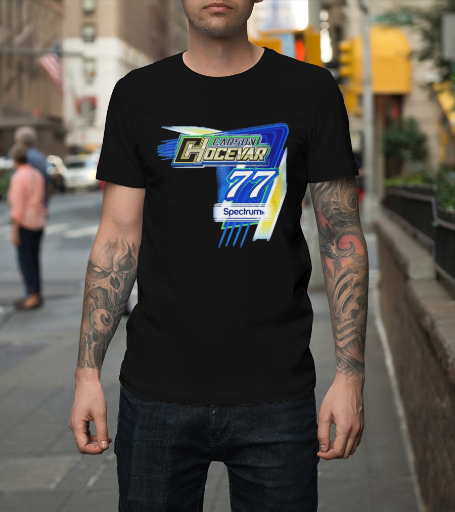Carson Hocevar #77 Spectrum Racing Nascar T-Shirt