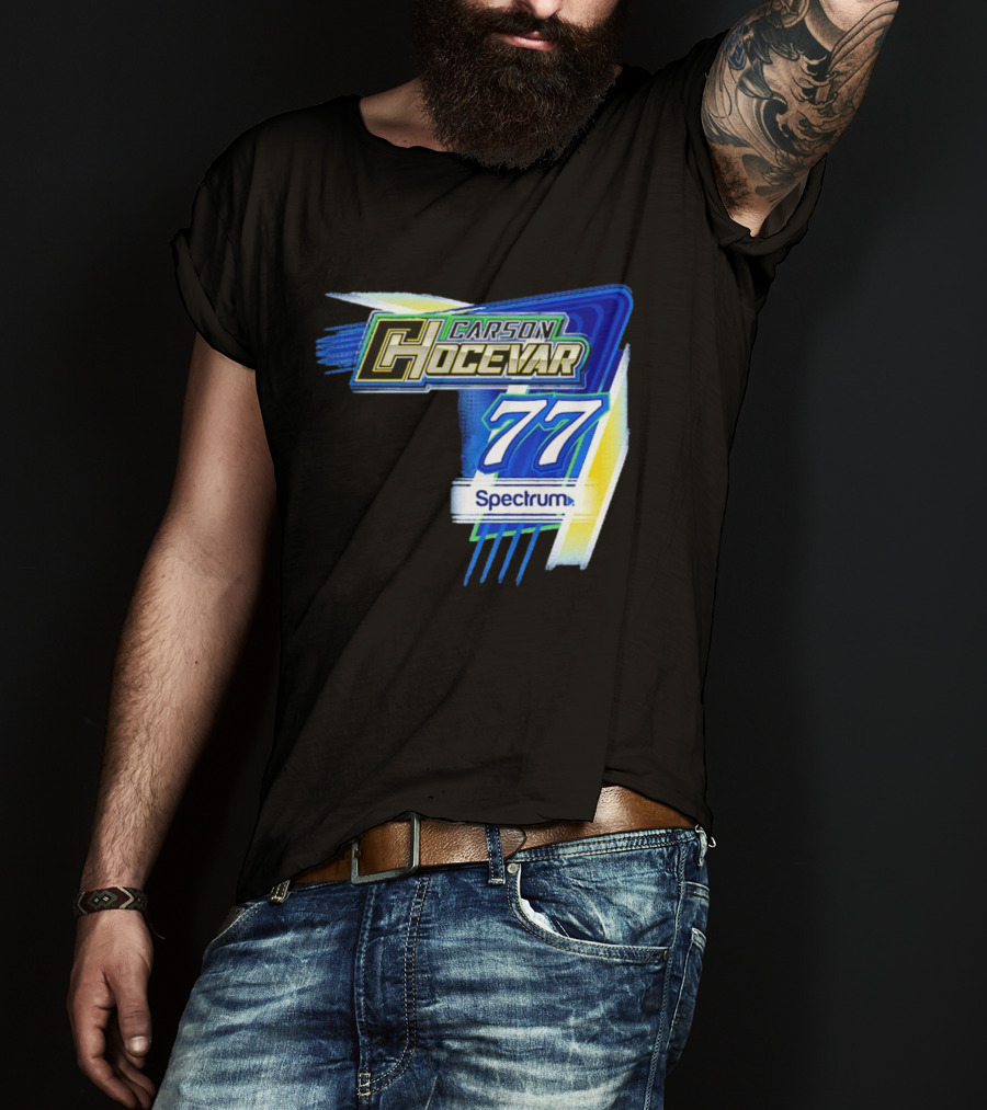 Carson Hocevar #77 Spectrum Racing Nascar T-Shirt