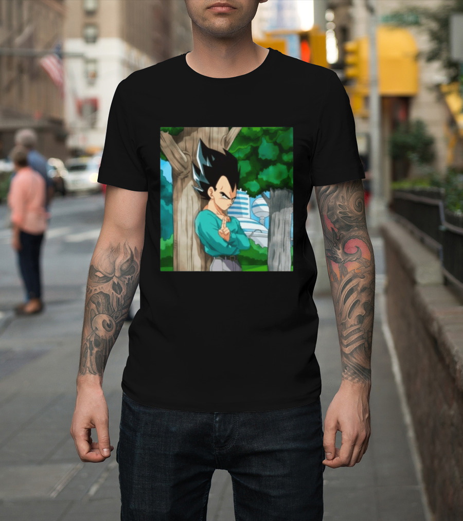 Dragon Ball Z Vegeta Farewell Scene Anime T-Shirt