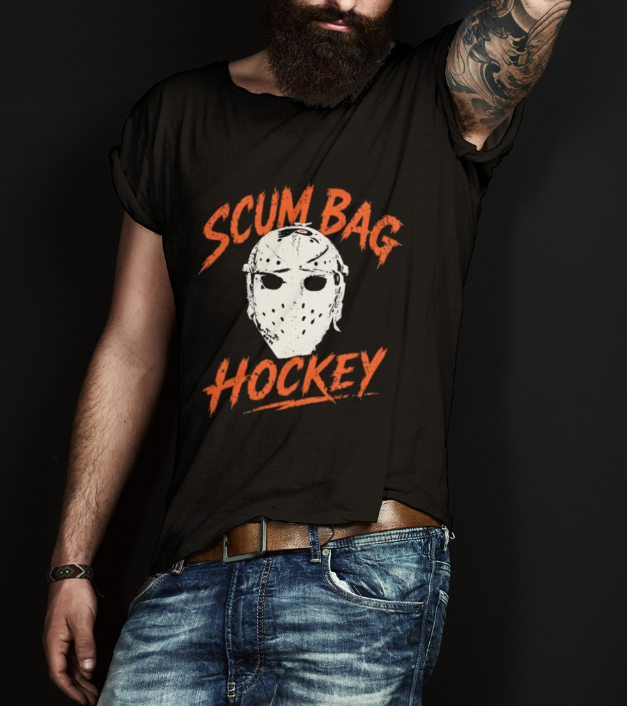 Scum Bag Hockey Jason Voorhees Mask Horror T-Shirt