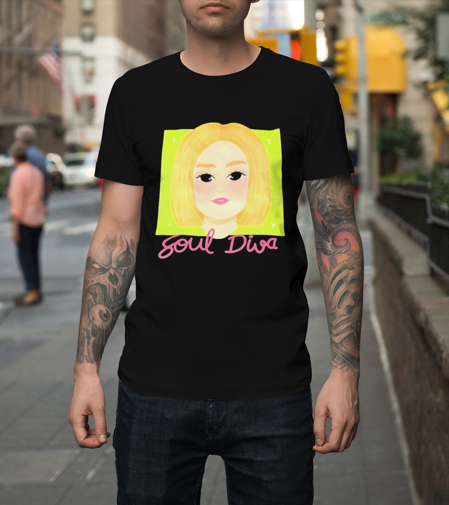 Soul Diva Blonde Cartoon T-Shirt