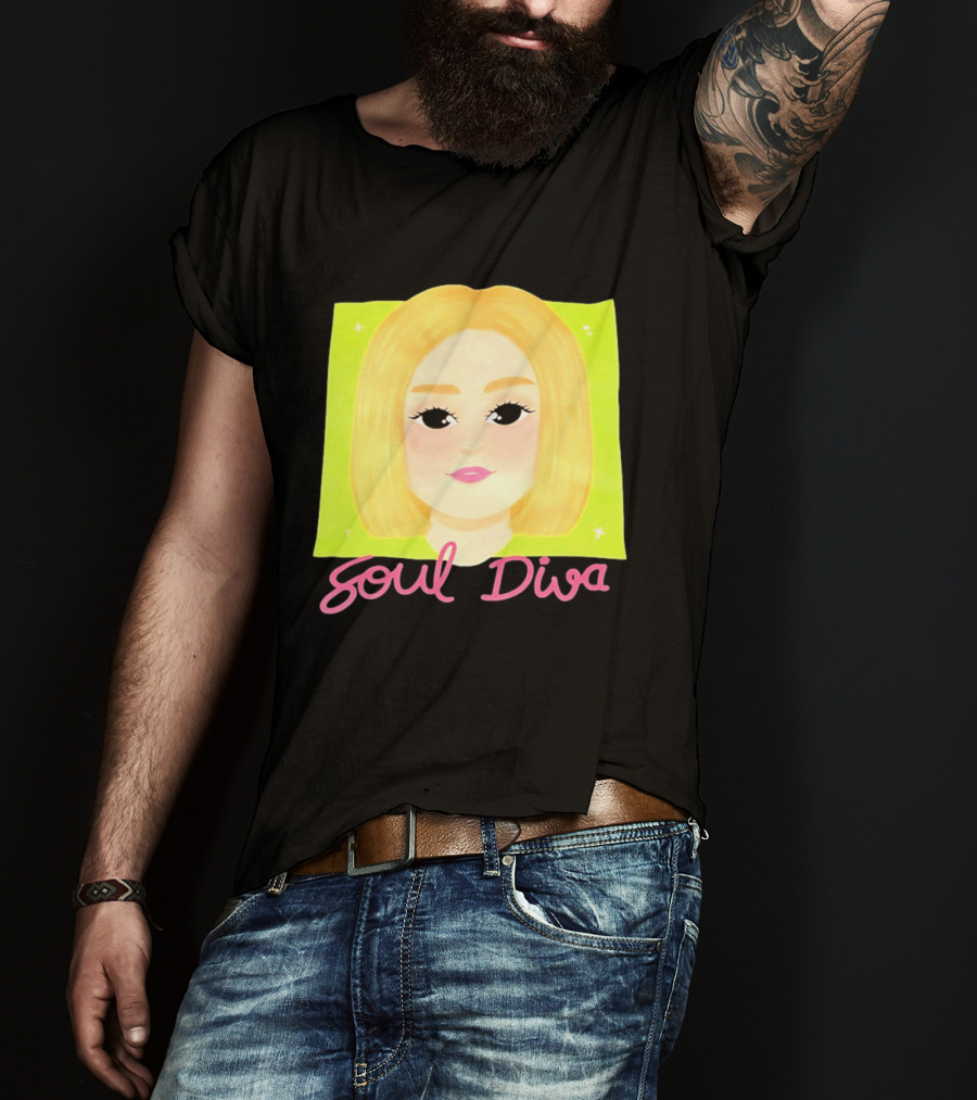 Soul Diva Blonde Cartoon T-Shirt
