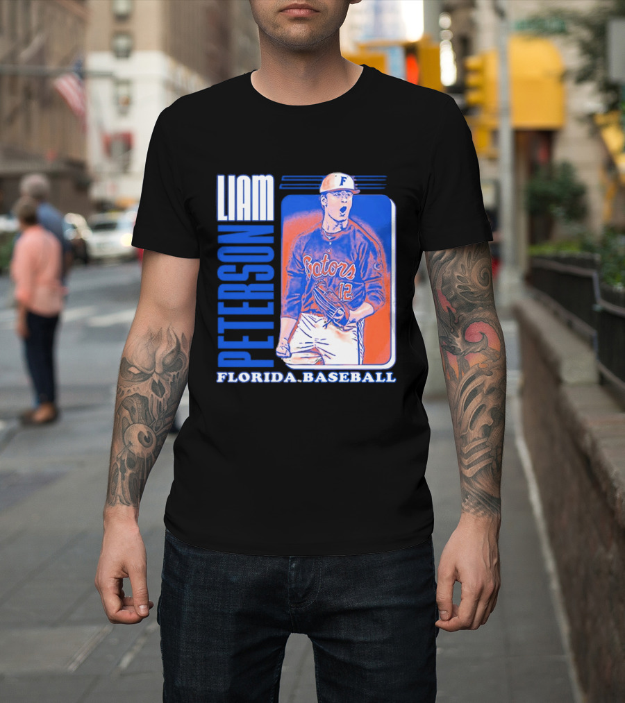 Liam Peterson Florida Gators Baseball Player T-Shirt