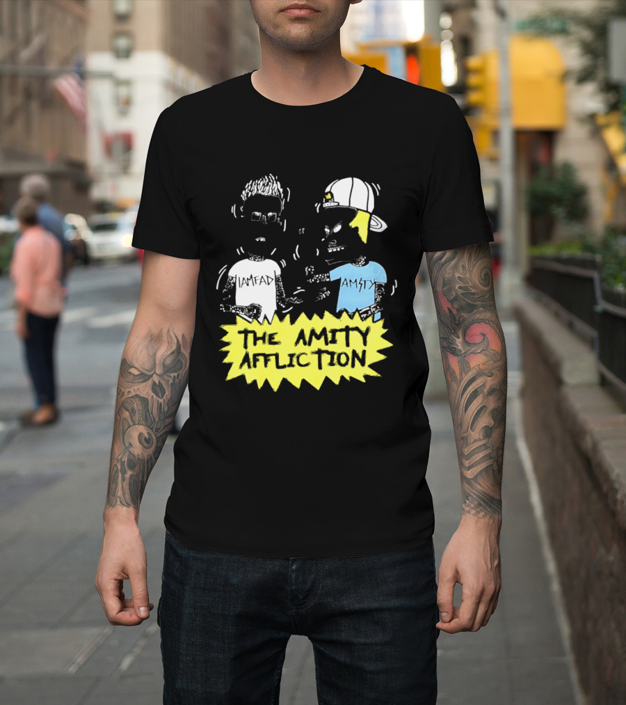 The Amity Affliction Beavis Butt Head T-Shirt