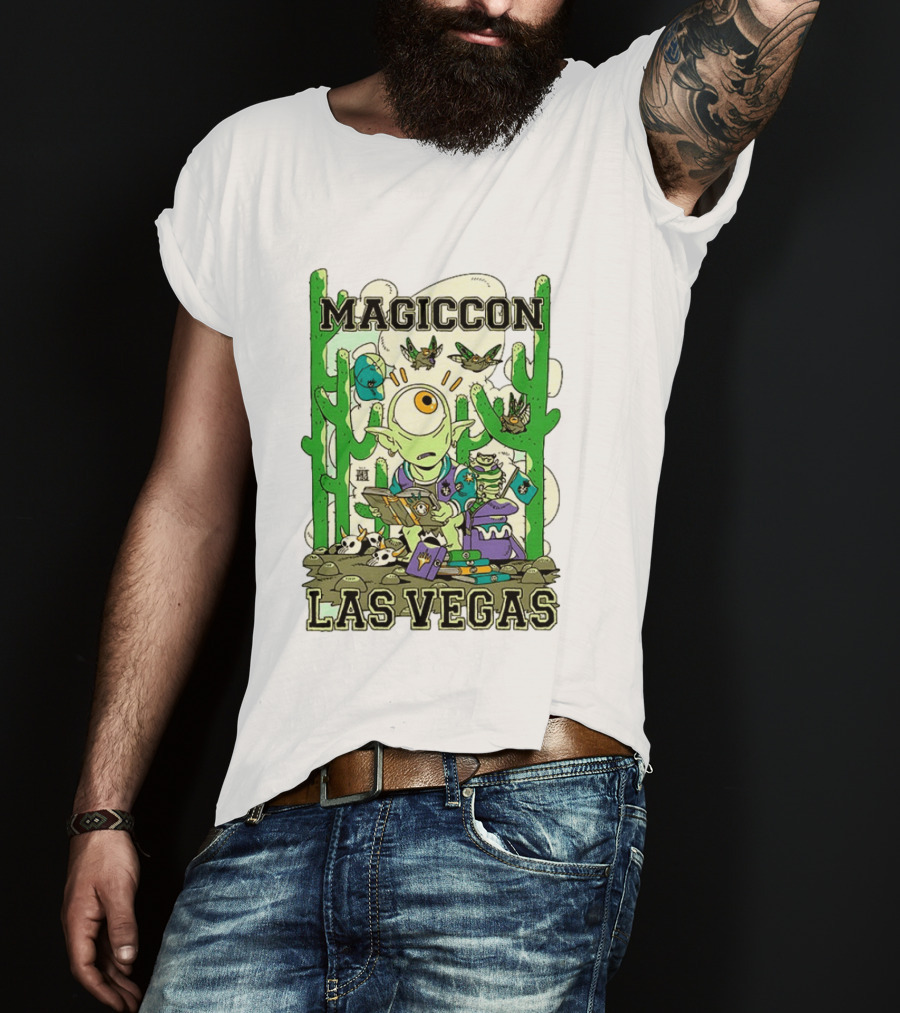 Magiccon Las Vegas One Eyed Alien Cactus Adventure T-Shirt