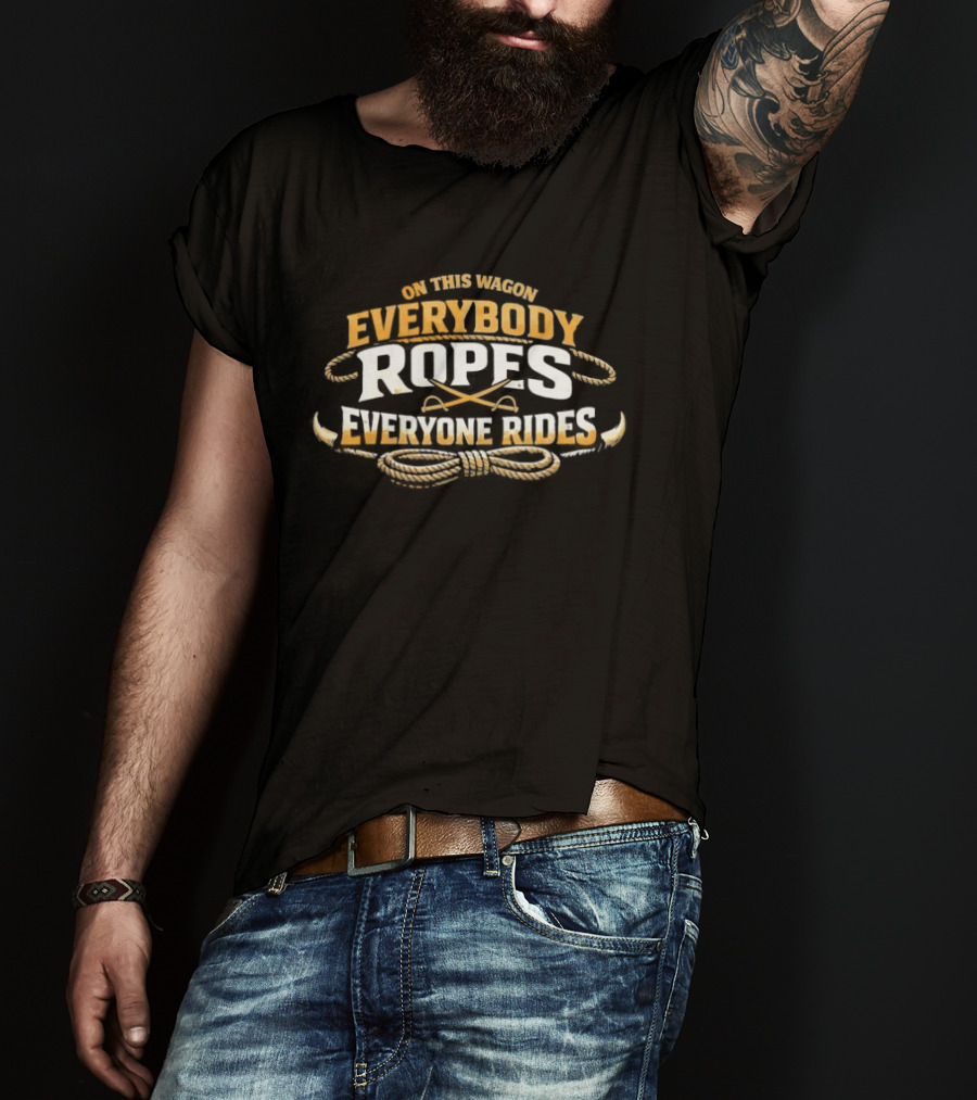 Buffalo Sabres On This Wagon Everybody Ropes Everyone Rides T-Shirt